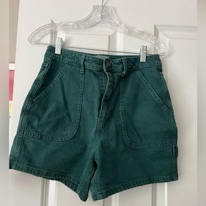 Universal Thread High Rise Green Shorts!